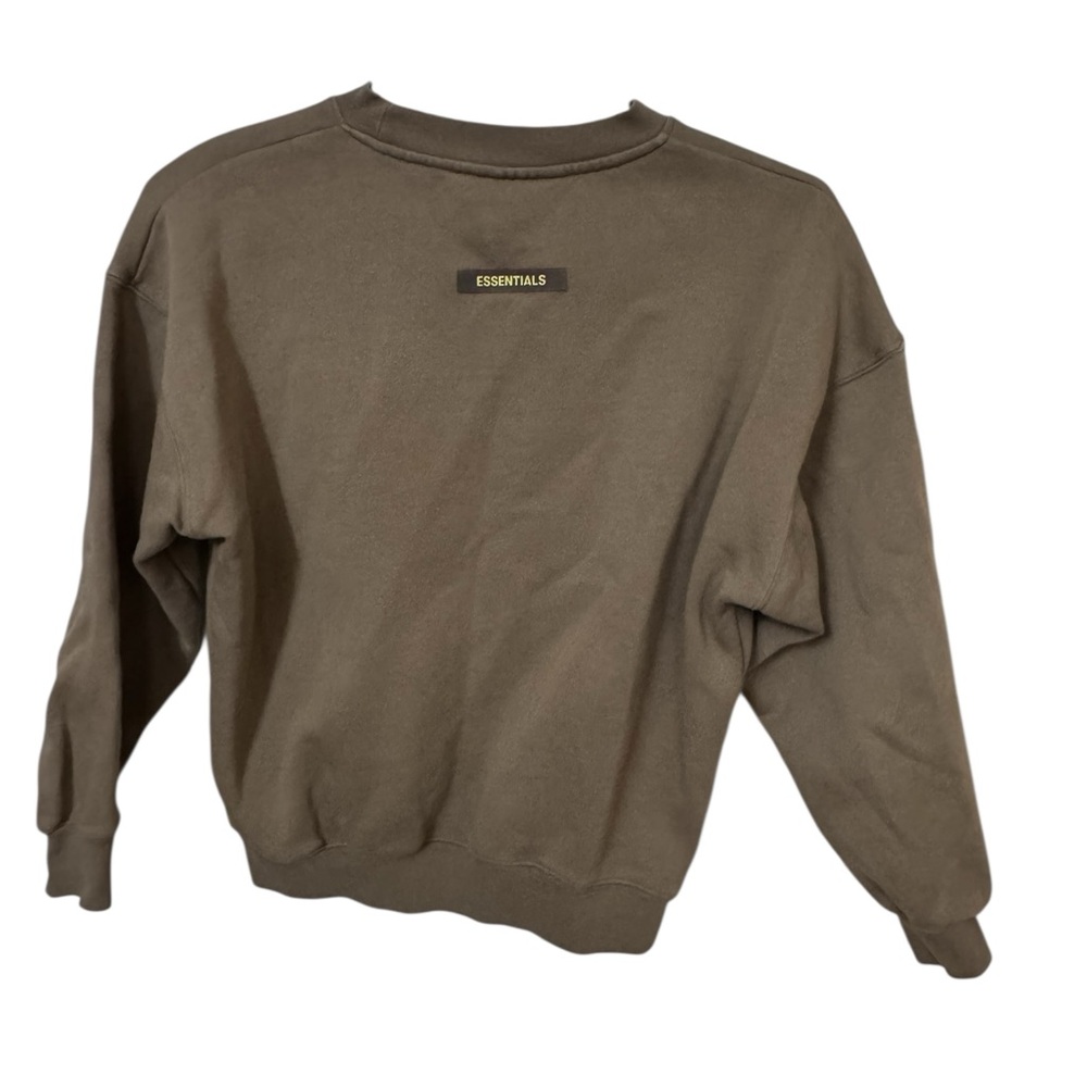 Fear of God Essentials Crewneck High End Tan Streetwear Youth Girls L - Picture 2 of 7